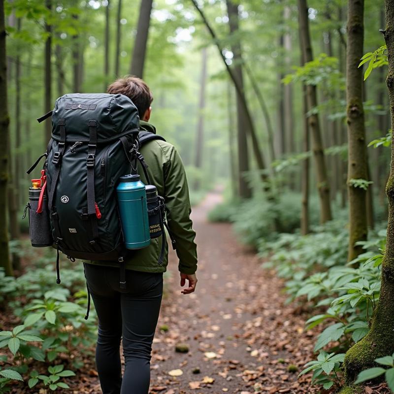 du-khach-trekking-trong-rung-phong-ho-tam-diep-ninh-binh-voi-balo-day-du-dung-cu-va-trang-phuc-phu-hop