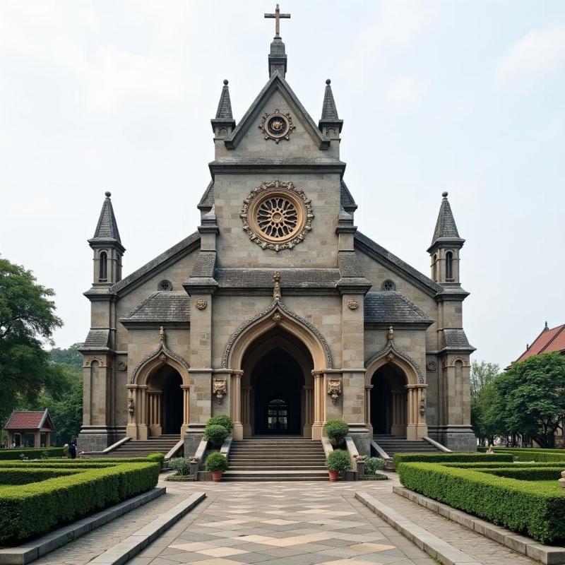 nha-tho-lon-voi-kientruc-phuong-tay-ket-hop-net-dep-viet-nam-tai-nha-tho-da-phat-diem